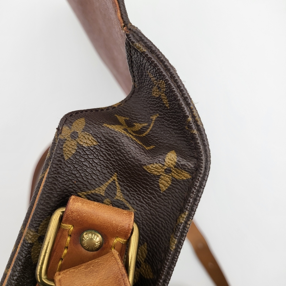 Louis VuittonMonogram Cartouchiere GM Cross Body Bag..Authentic w/COA. - Picture 13 of 16